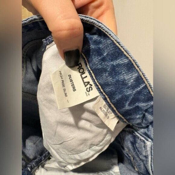 ROLLAS- DUSTERS HIGH RISE SLIM JEANS - Picture 4 of 8